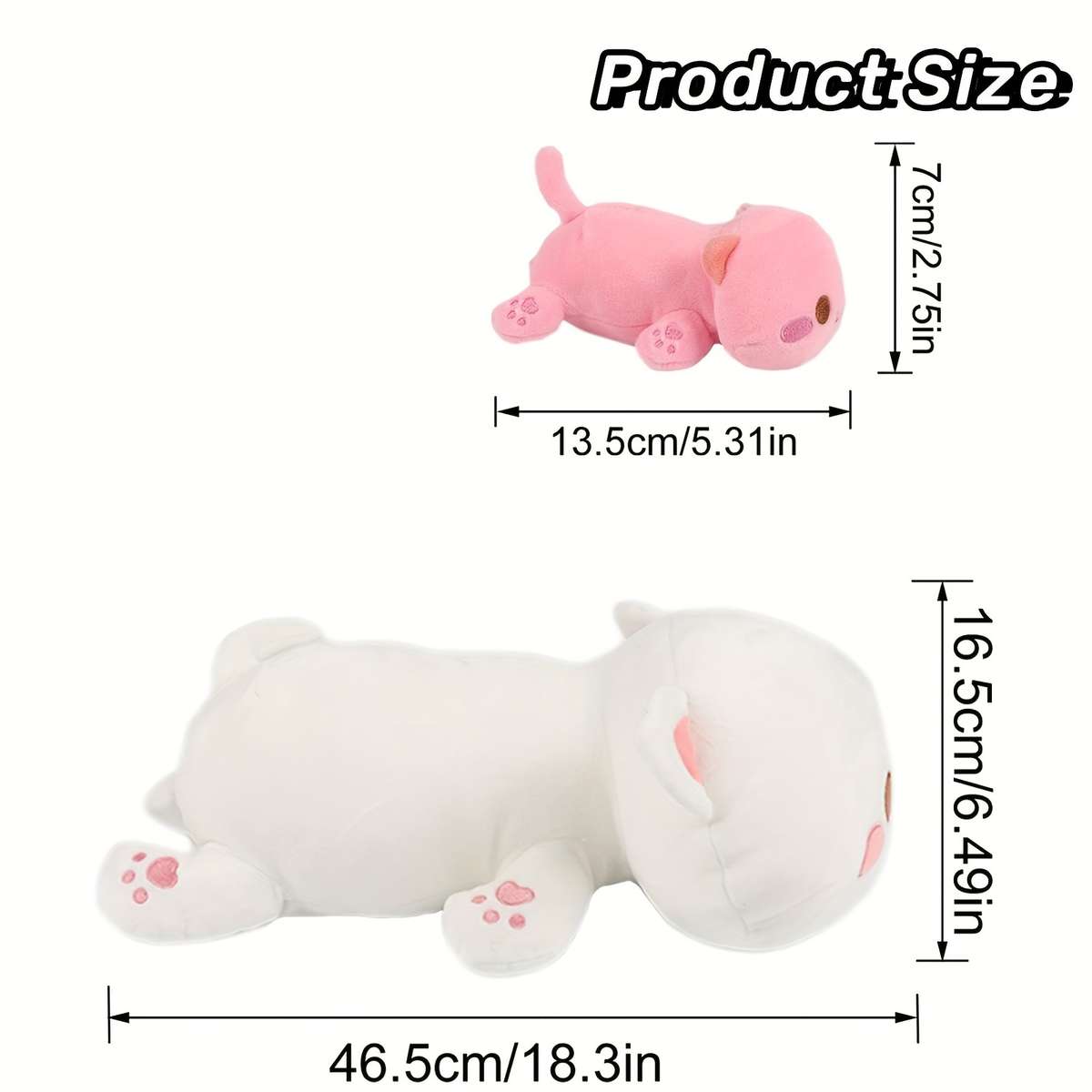 Plush Toys Color White