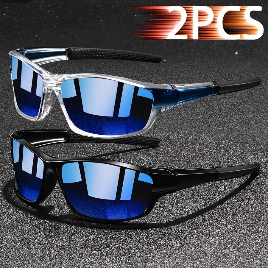 Cycling Glasses Color 2Pcs Redmirror Clearblack
