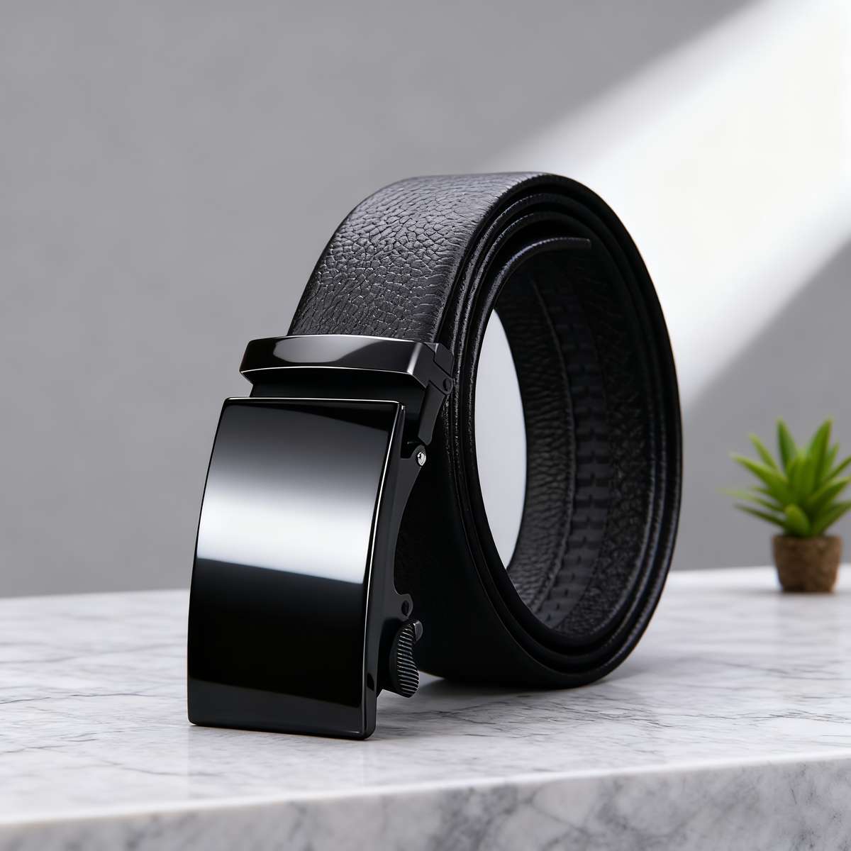 3Pcs Premium Men Watch Wallet Belt Set Luxury Matching With Watch