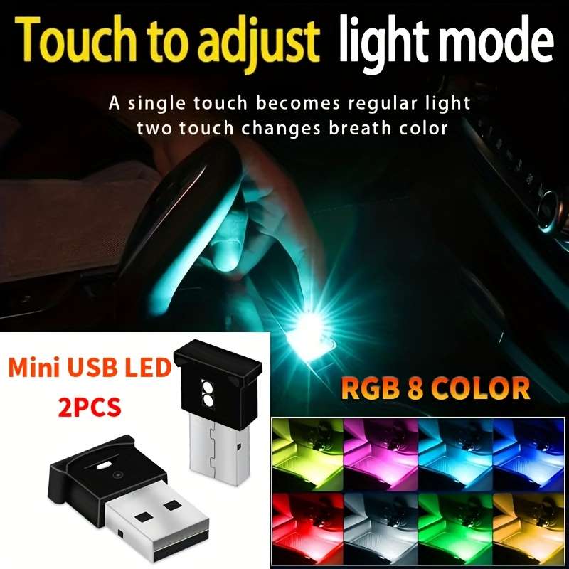 Car Lights Model 2Pcs Rgb