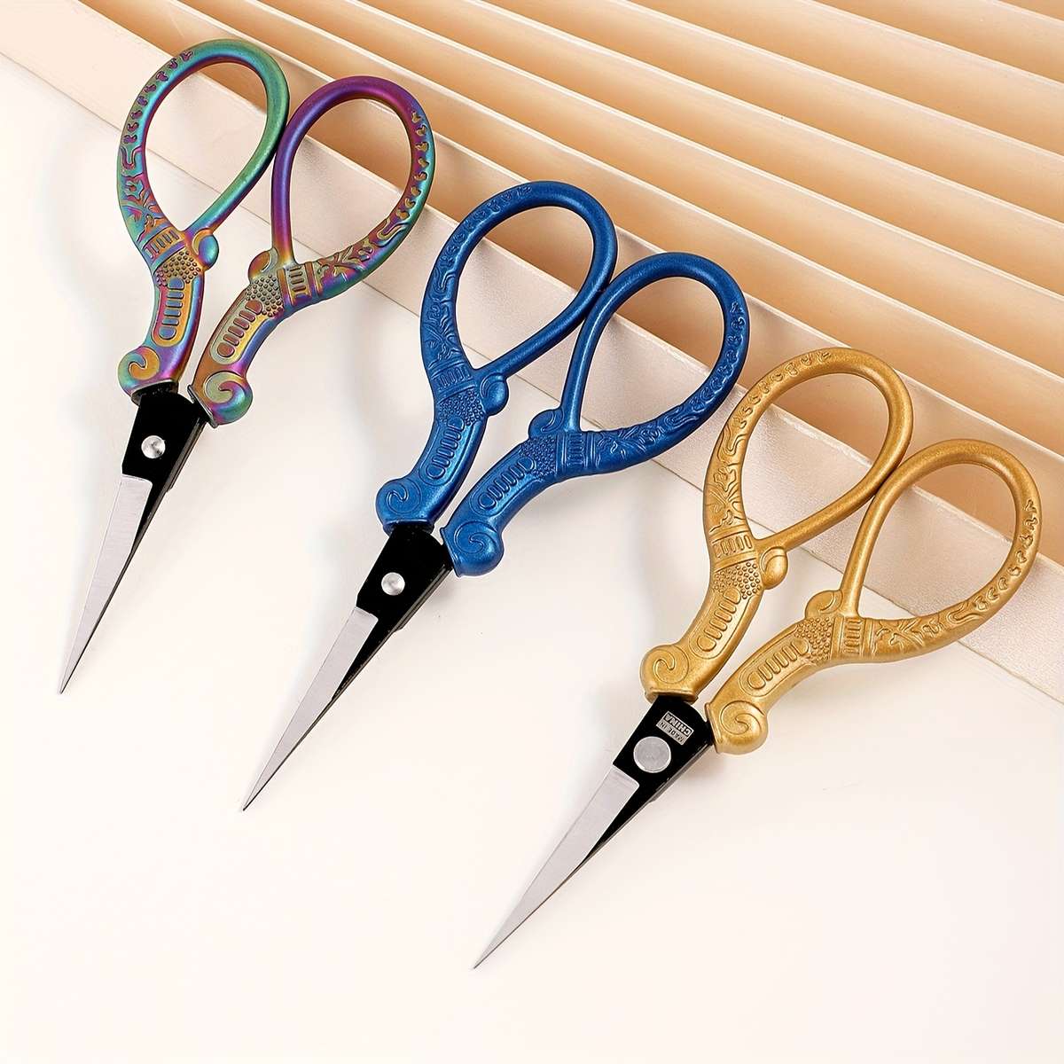 Scissors Model Bamboo Scissors Colored Titanium
