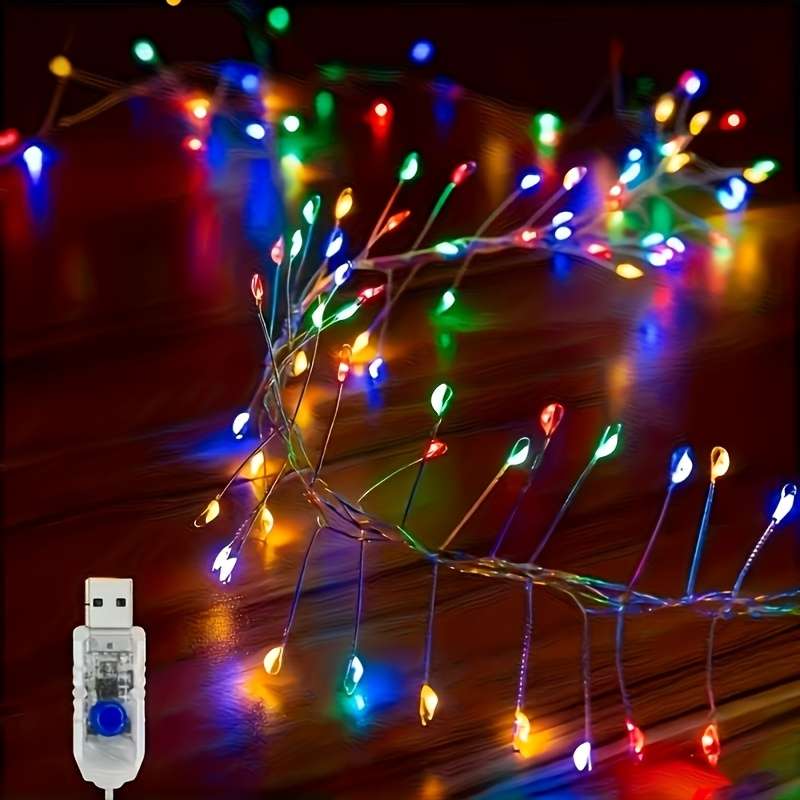 String Lights Color Colorful Lights Size6 Meters 19.69 Feet 200 Leds