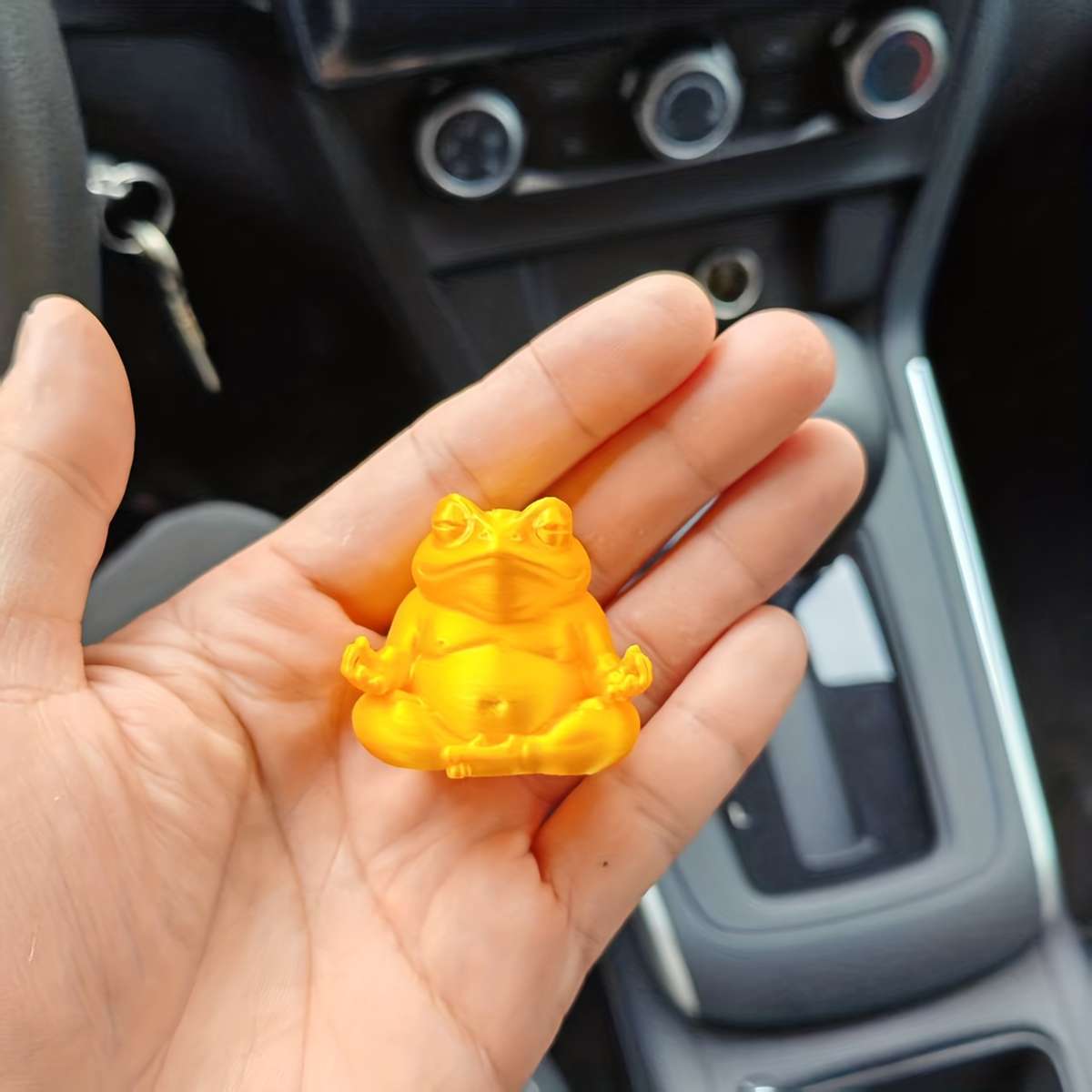 Car Interior Decor 2Pcscolor Golden Yellow