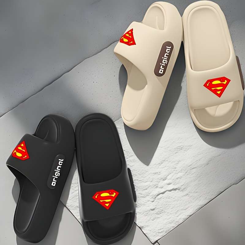 Men Slippers Summer Style White Size Uk 2.5 To 3