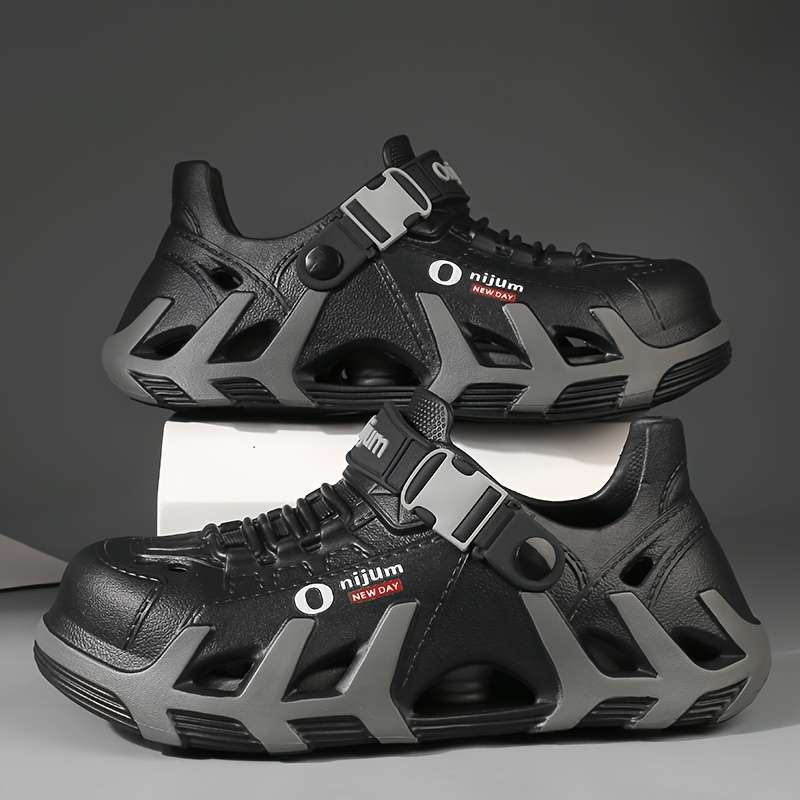 Sandals Color Black Orange Size Uk 7