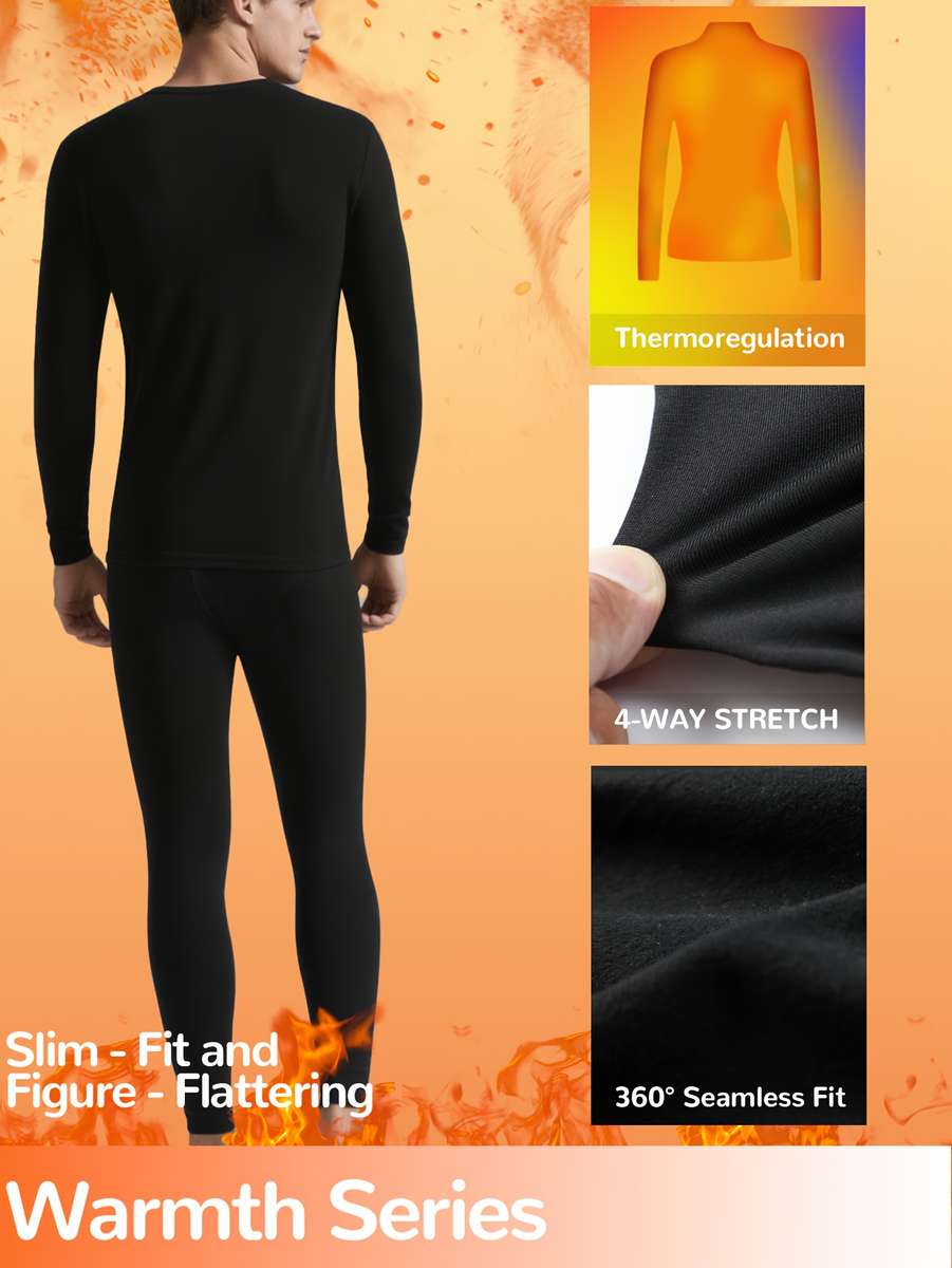 Thermal Underwear Color Grey Sizel
