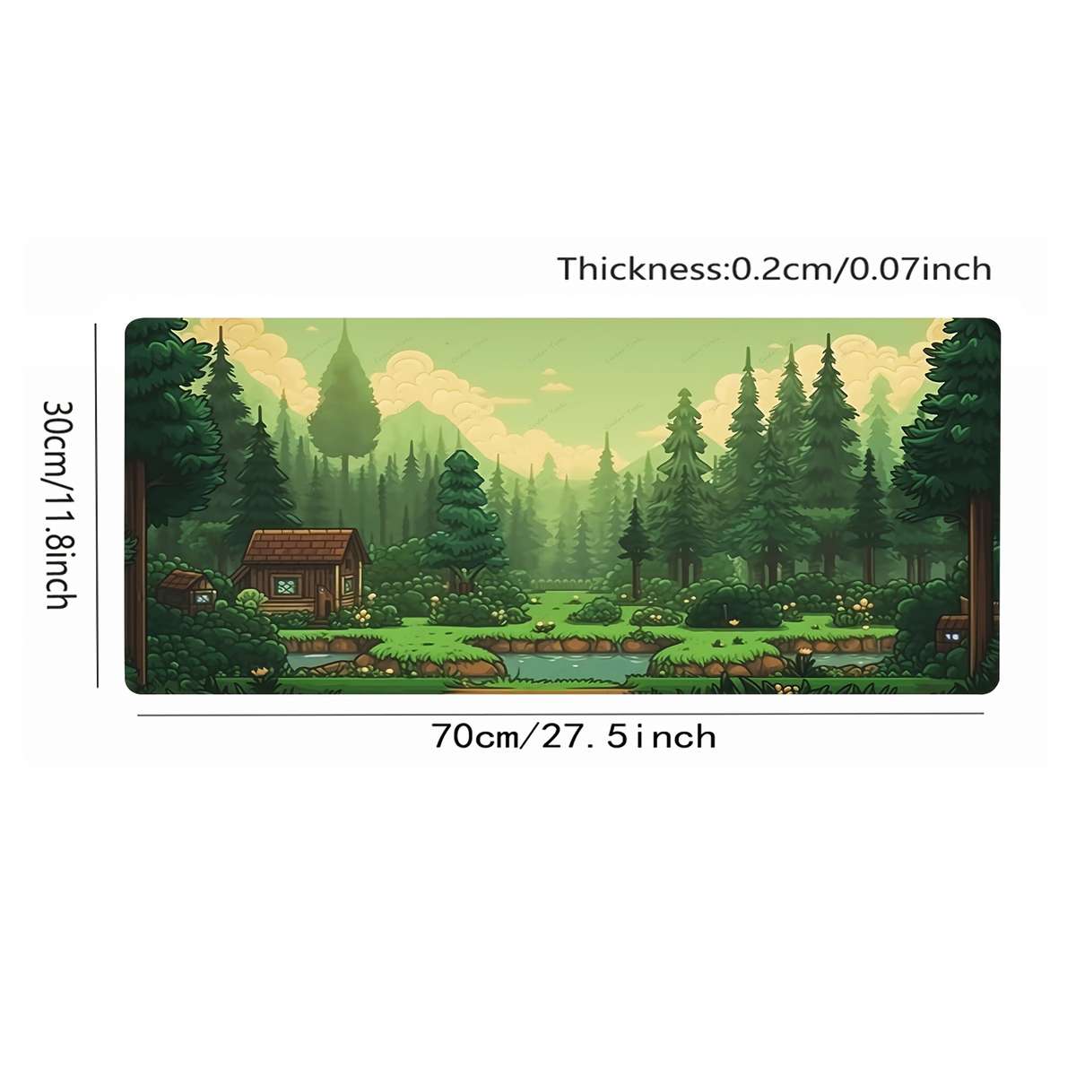 Mouse Pad Size 27.5Inch X 11.8Inch