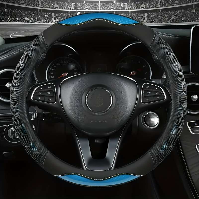 Car Steering Wheel Cover Coffee Color