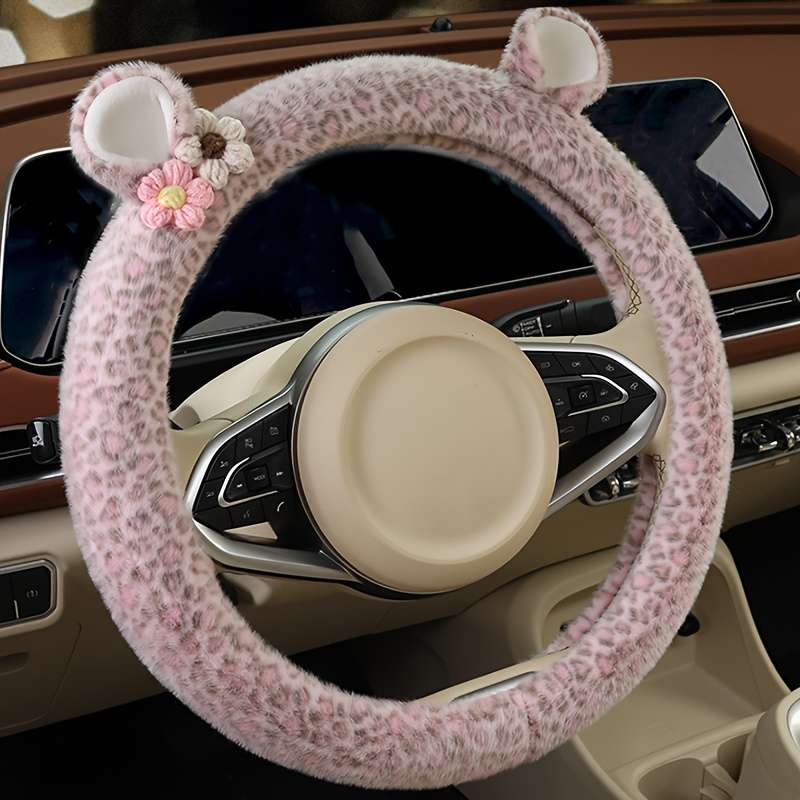 Car Steering Wheel Cover Blue Model Round
