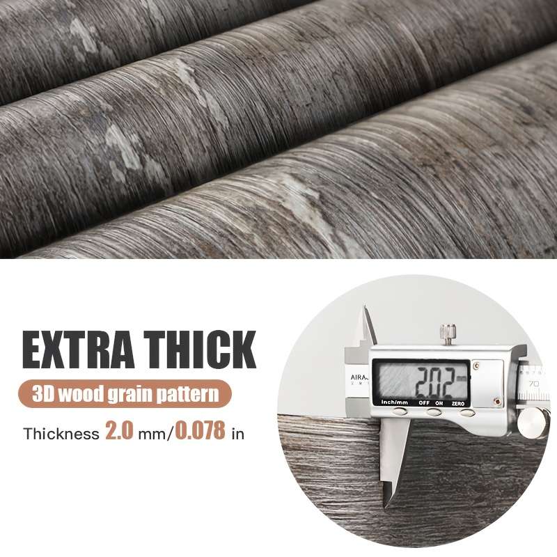 Self Adhesive Floor Stickers Cool Gray Stripes 3Rolls