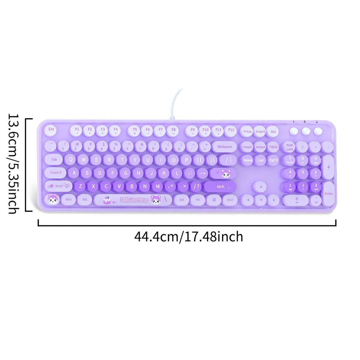 Keyboard Color Purple Mix