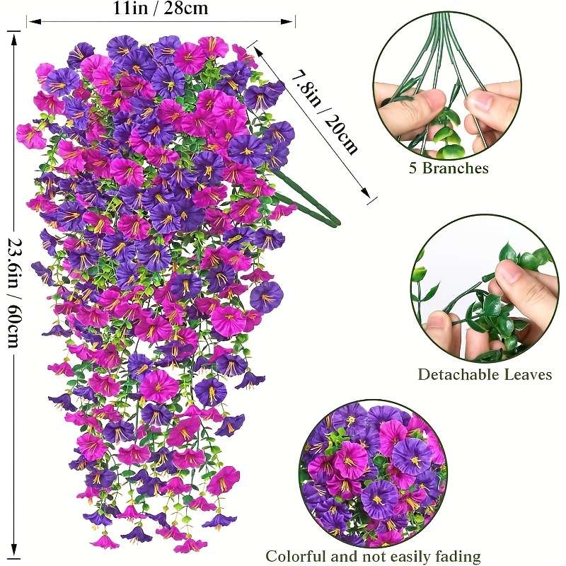 Simulated Flower Color Mix Quantity2Pcs
