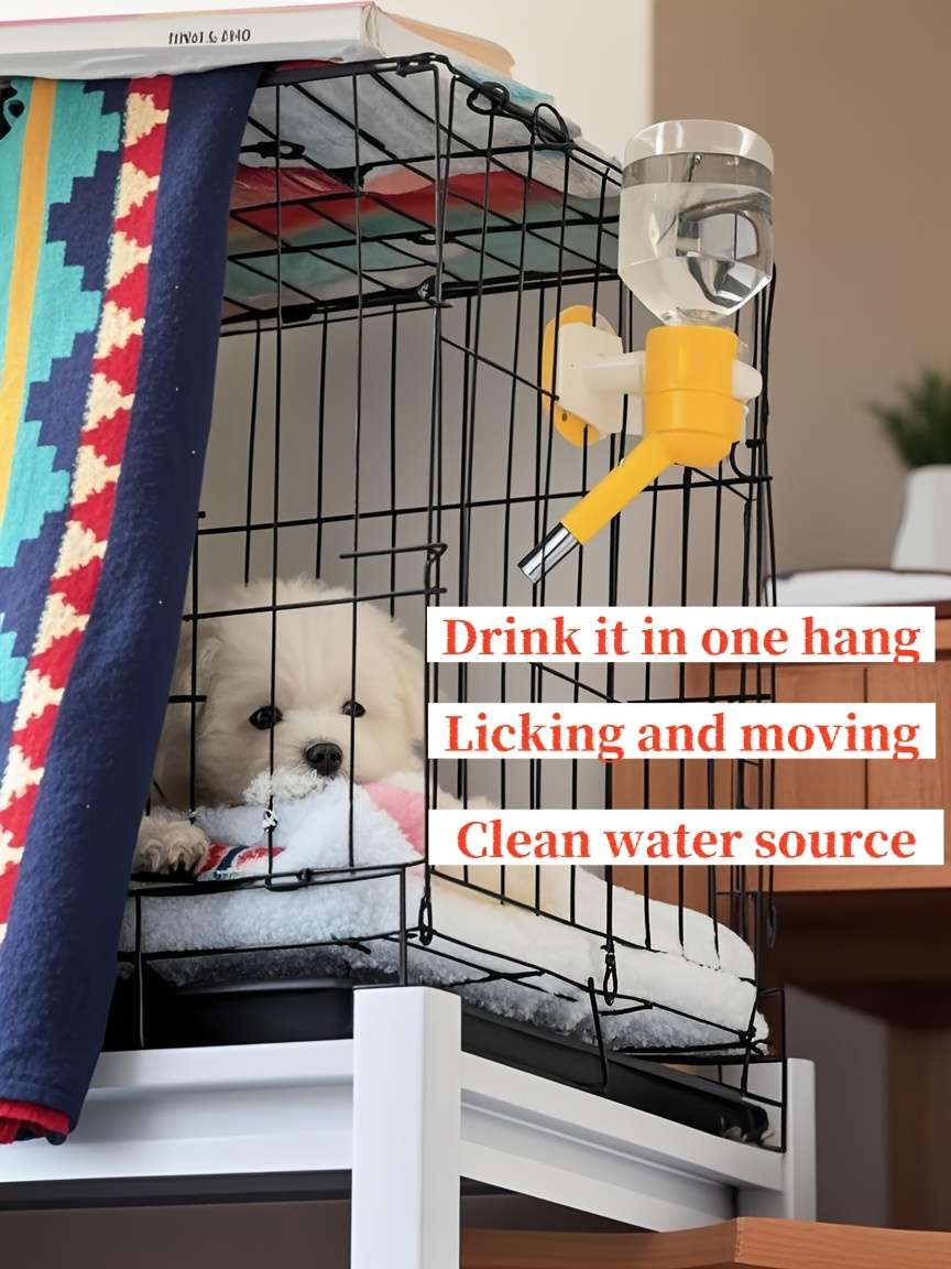 Pet Supplies Color Yellow Size Pet Water Dispenser