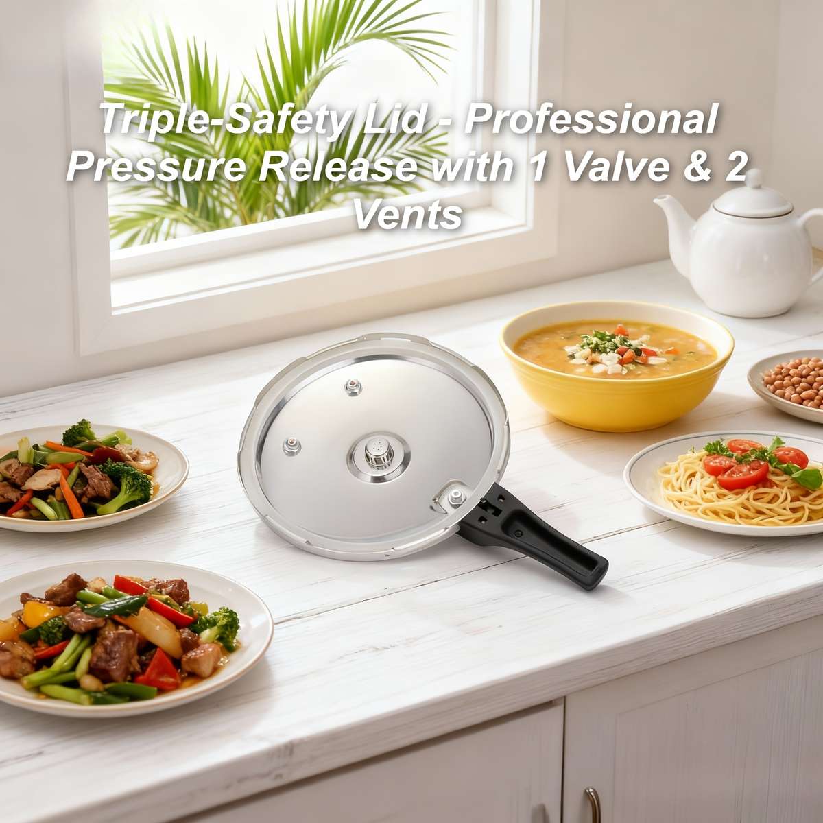 Premium Hcx Certified Stainless Steel Pressure Cooker Kitchen