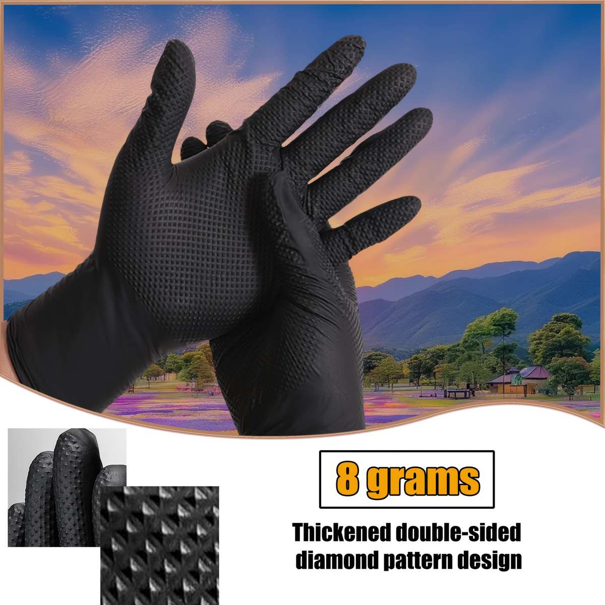 Work Gloves Size M Quantity8Pcs