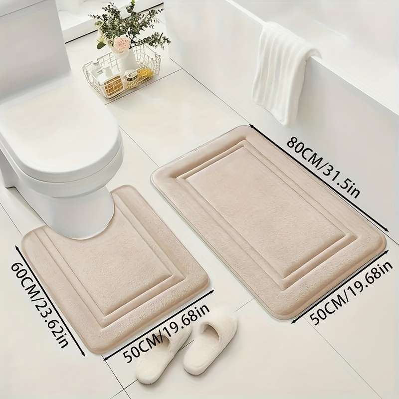 Floor Mats Color Black Size 40X60Cm Add 40X50Cm U Shape