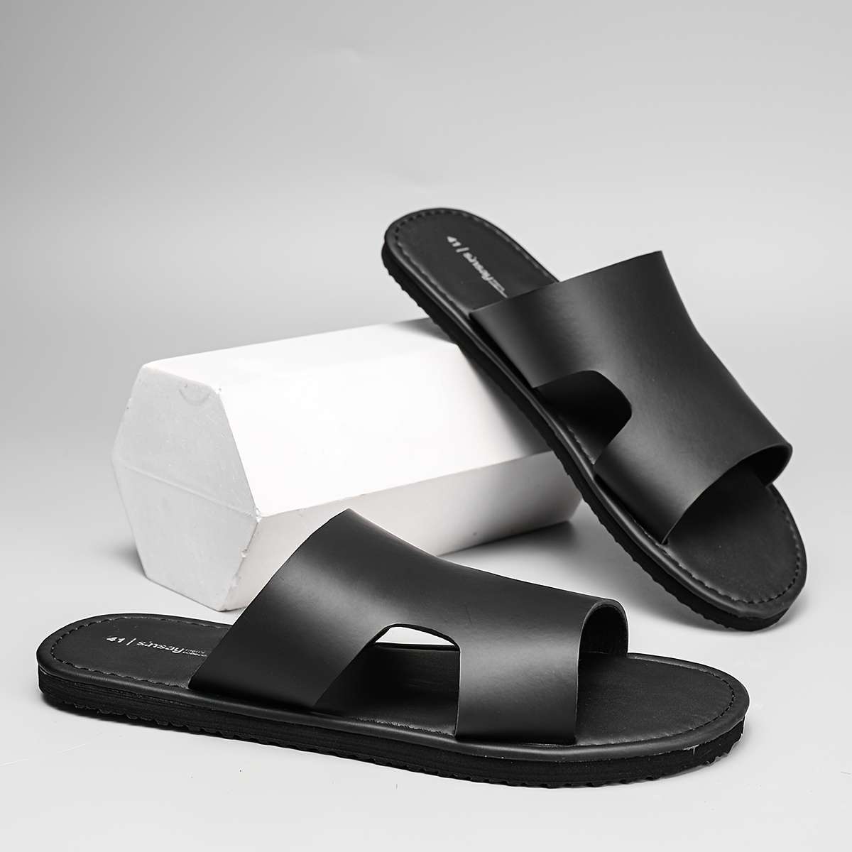 Sandals Color Black Size Uk 8