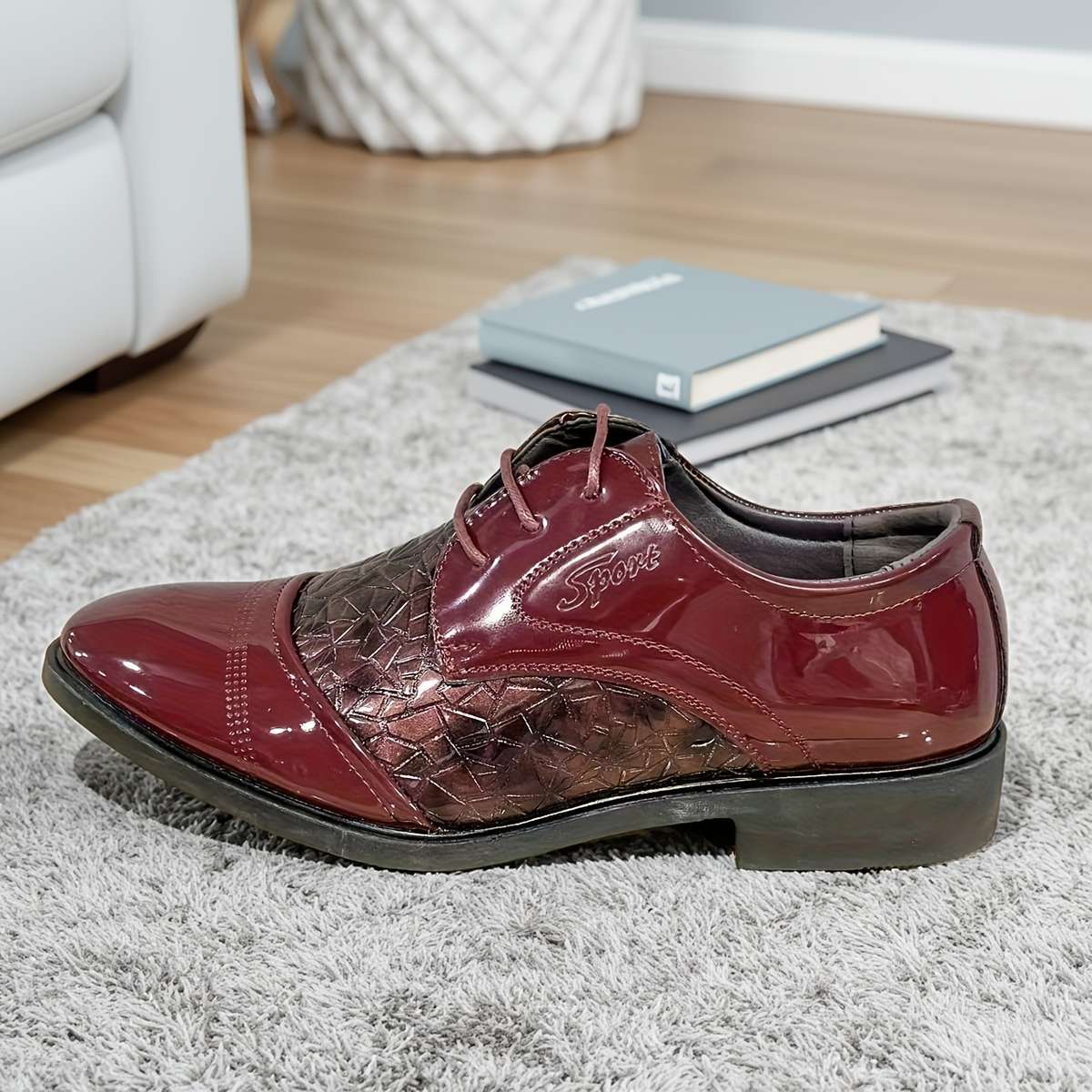 Mens Leather Shoes Color White Sizeuk 8