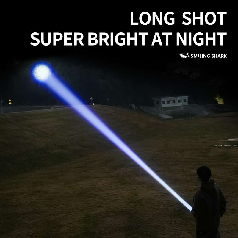 Efficient 1Pc Smiling Shark M77 Led Flashlight Super Daily Reliable Solution Use