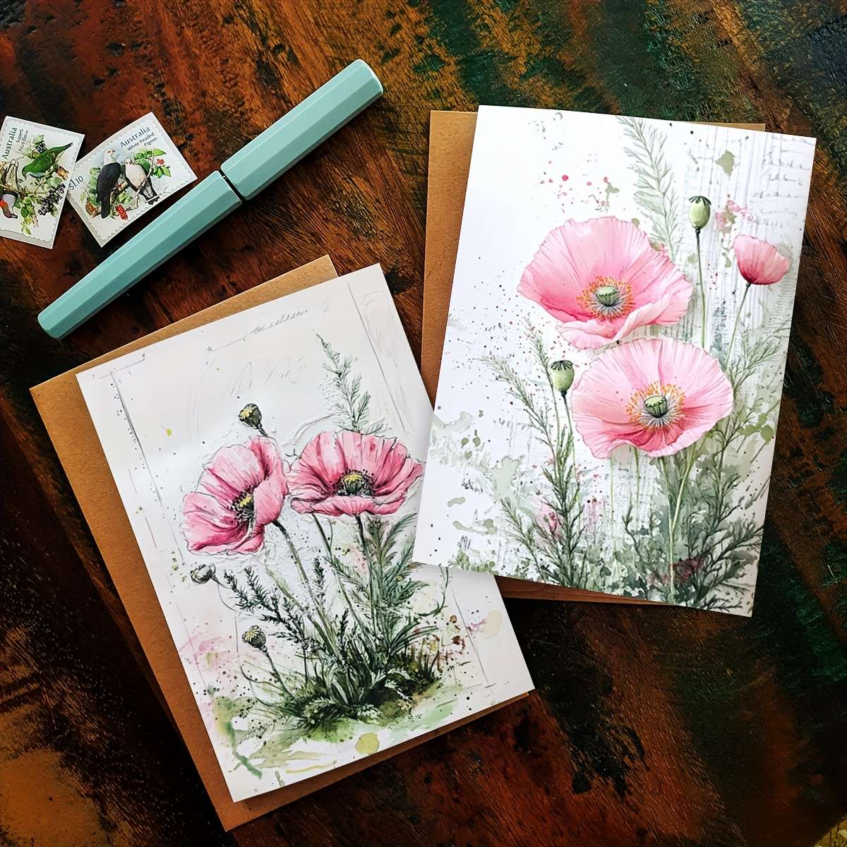 Greeting Cards Color 6 Pieces