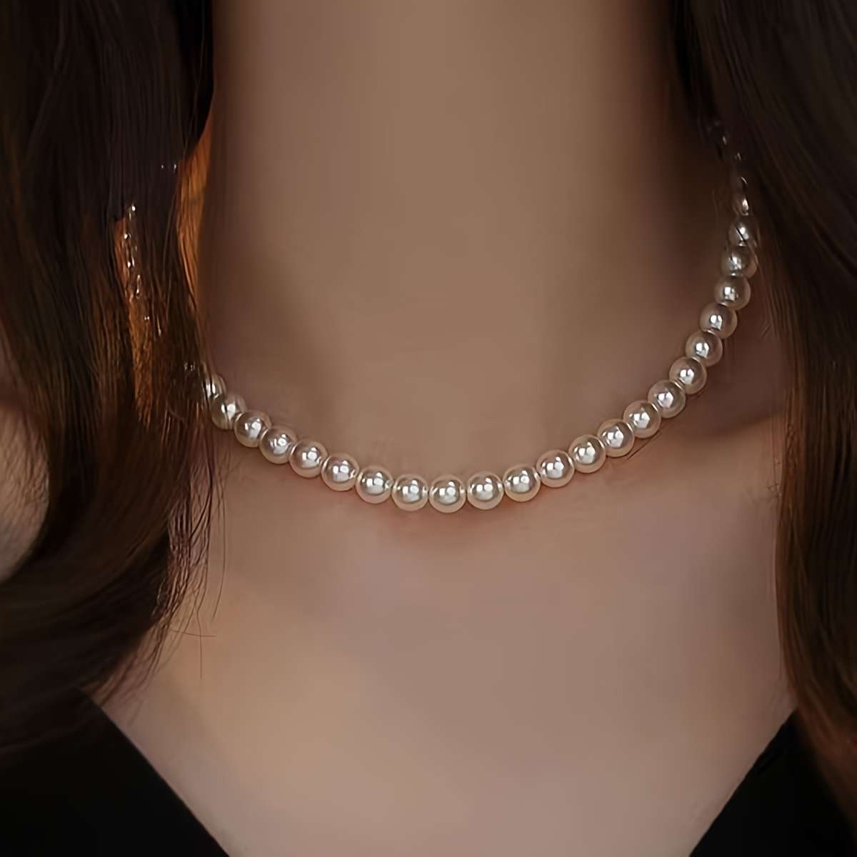 Womens Necklace Color White