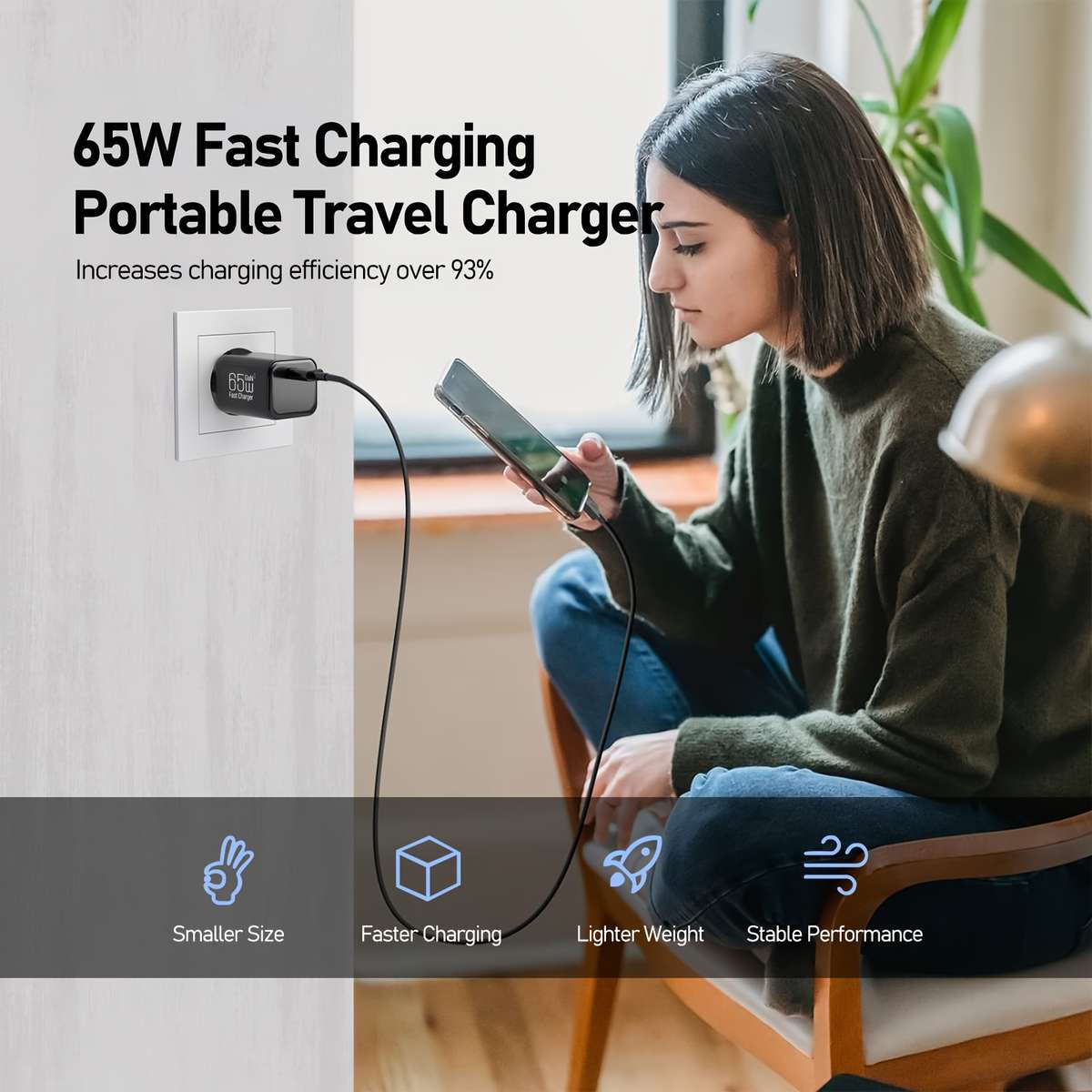 Charger Color Eu White