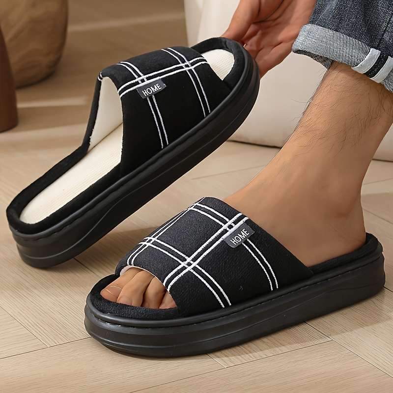 Cotton Slippers Color Grey Sizeuk 6.5-7