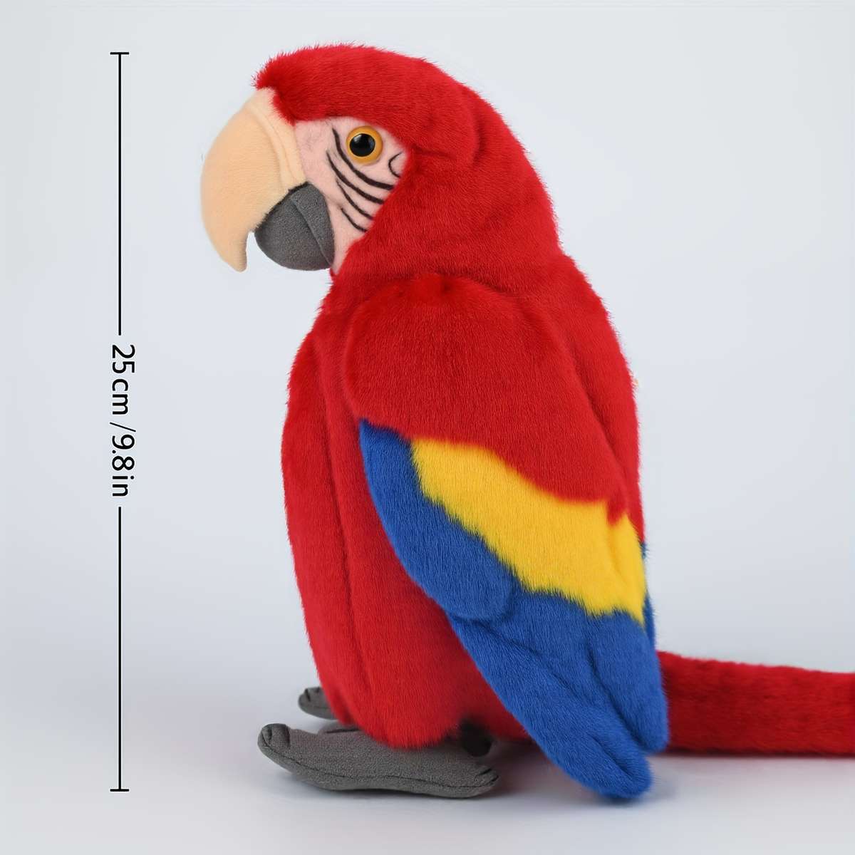 Plush Toyss color Red 24.89cm Parrot
