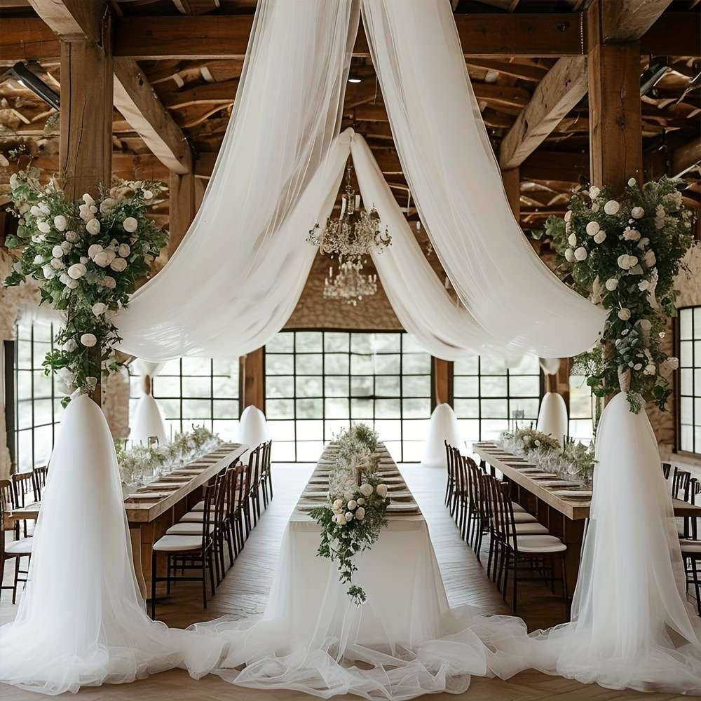 Wedding Supplies Color White Size 2.5Ft*26.2Ft 75Cm*800Cm