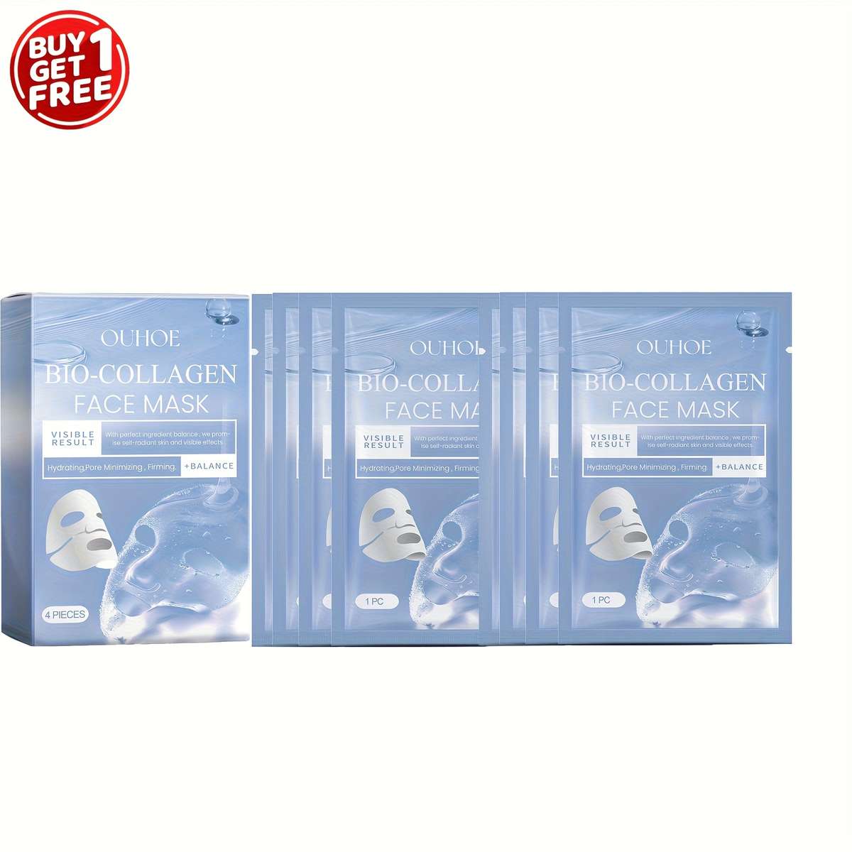 Facial Mask Capacity 4 Pieces 2