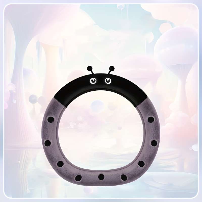 Car Steering Wheel Cover Purple Model D Type