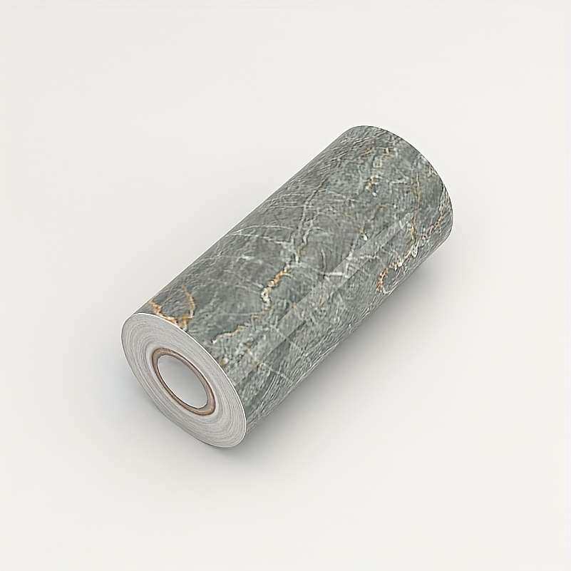Durable Self Adhesive Cupboard Wrap 636 color Gray-green size 15cmx200cm