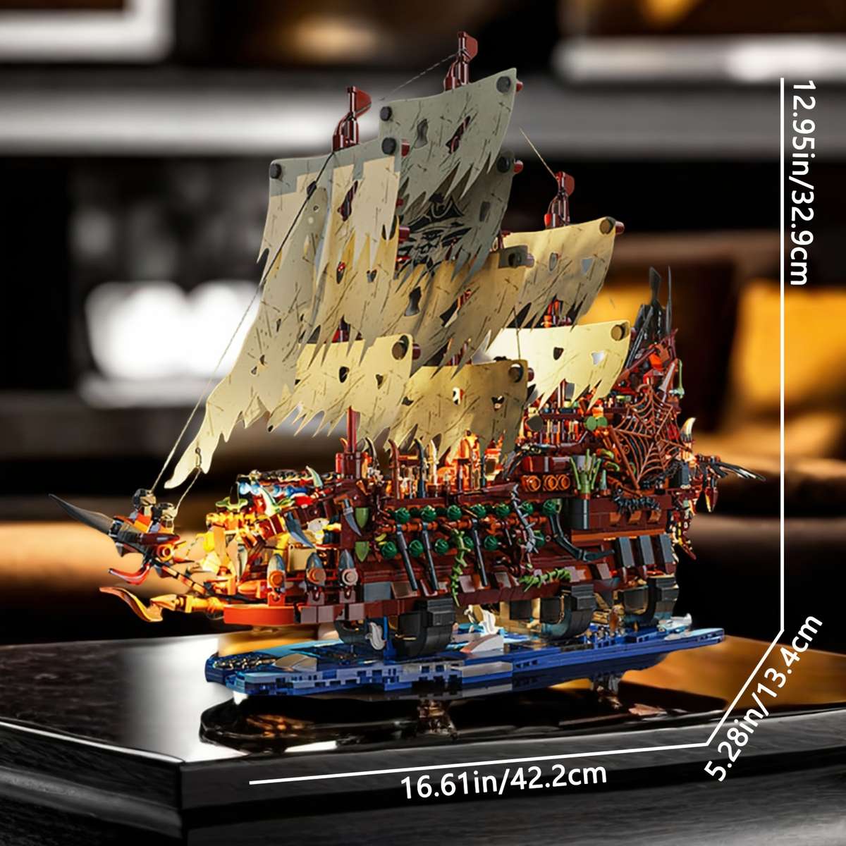 3D Jigsaw Puzzle Model Ship Quantity 2159 Particle Building Block Boat