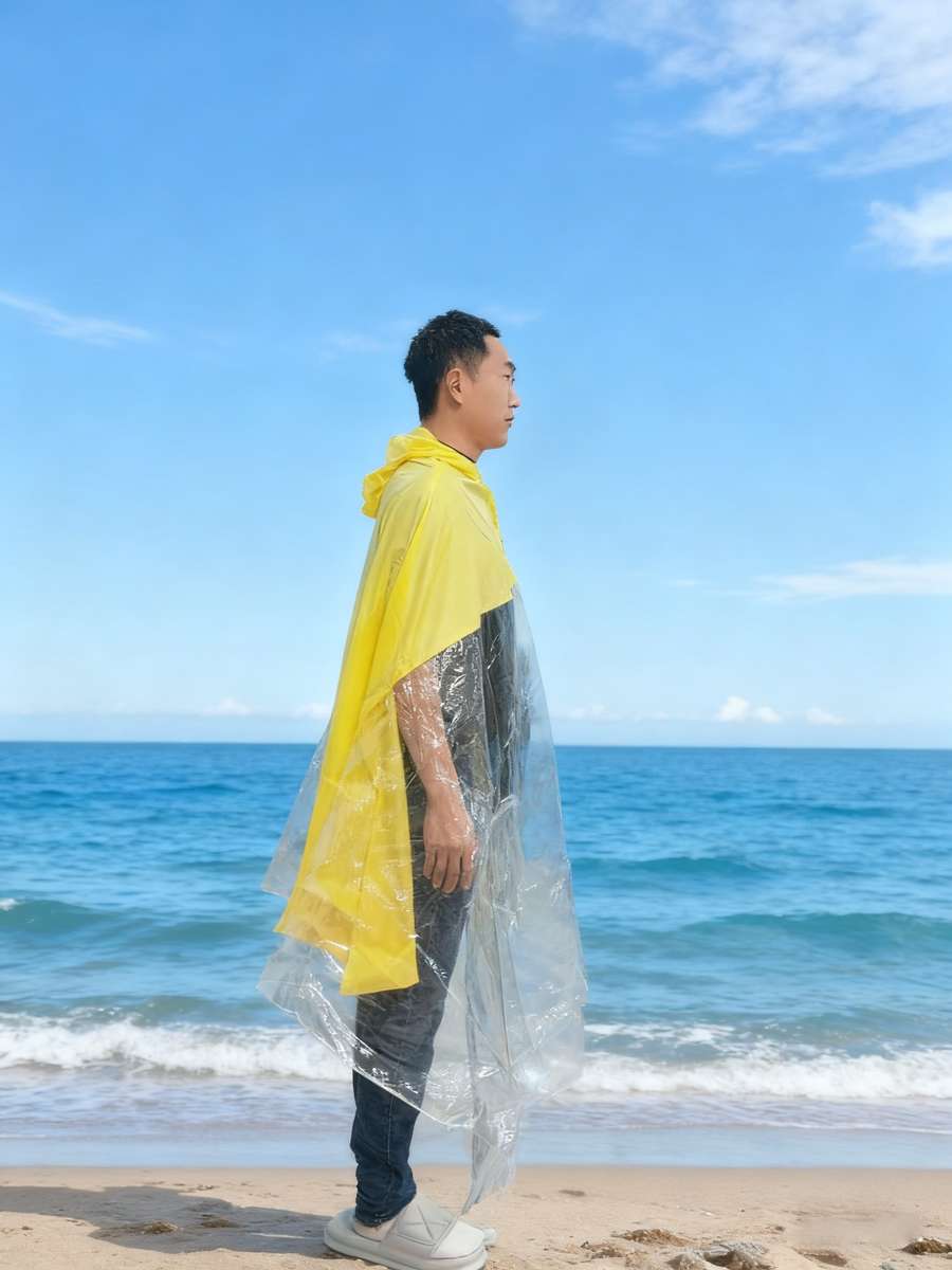 Raincoat Transparent Size Onesize