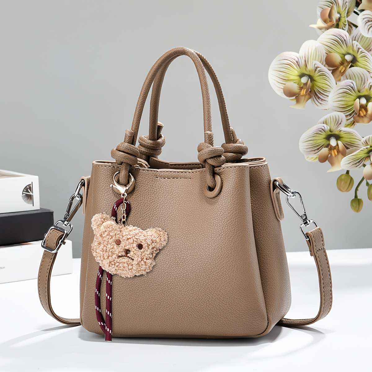 Women S Handbags Dark Khaki 2
