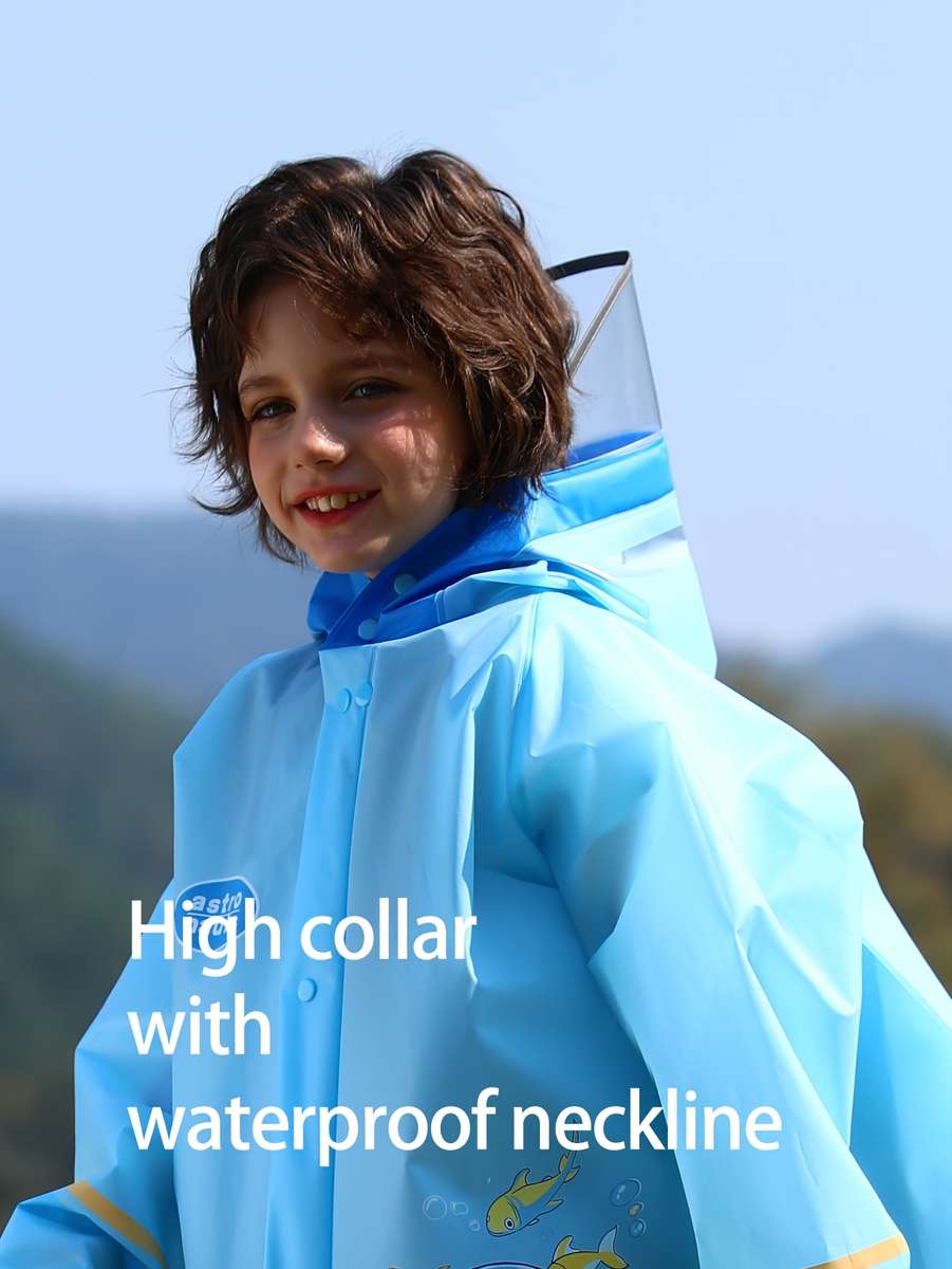 Raincoat Sky Blue Size 6Y