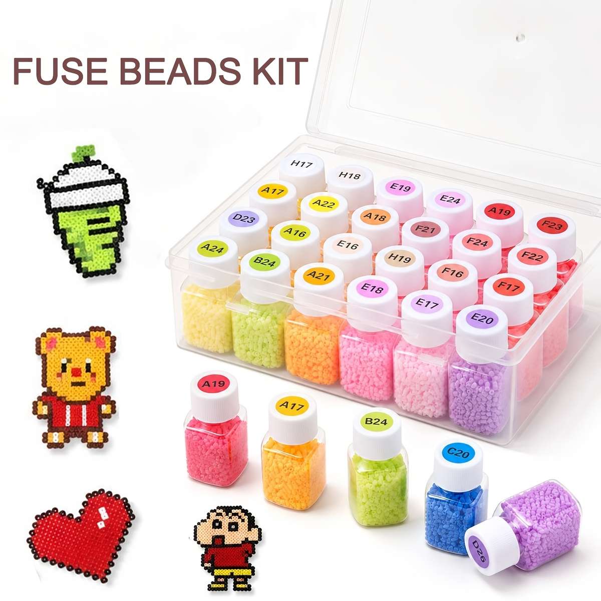 Perler Bead Set 72 Colors 36000Pcs