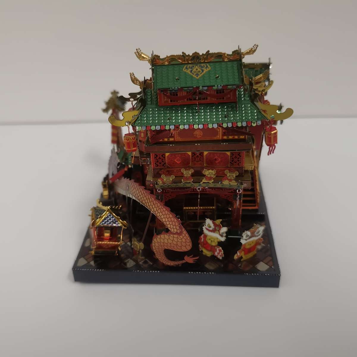 3D Building Model Puzzle Set Items Restaurant