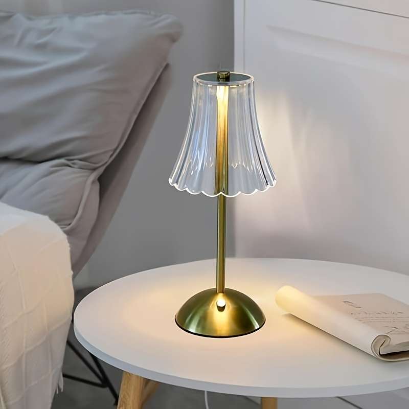 Desk Lamp Model 2Pcs Umbrella Crystal