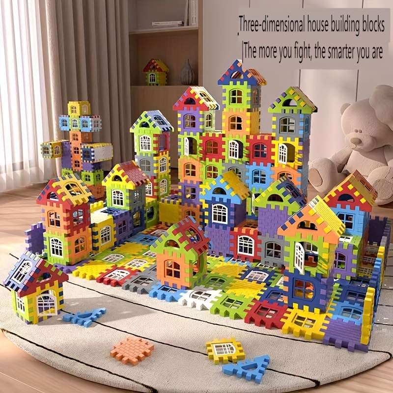 Building Toy Architectural Model Toy Set Quantity Bag: 100 Pieces