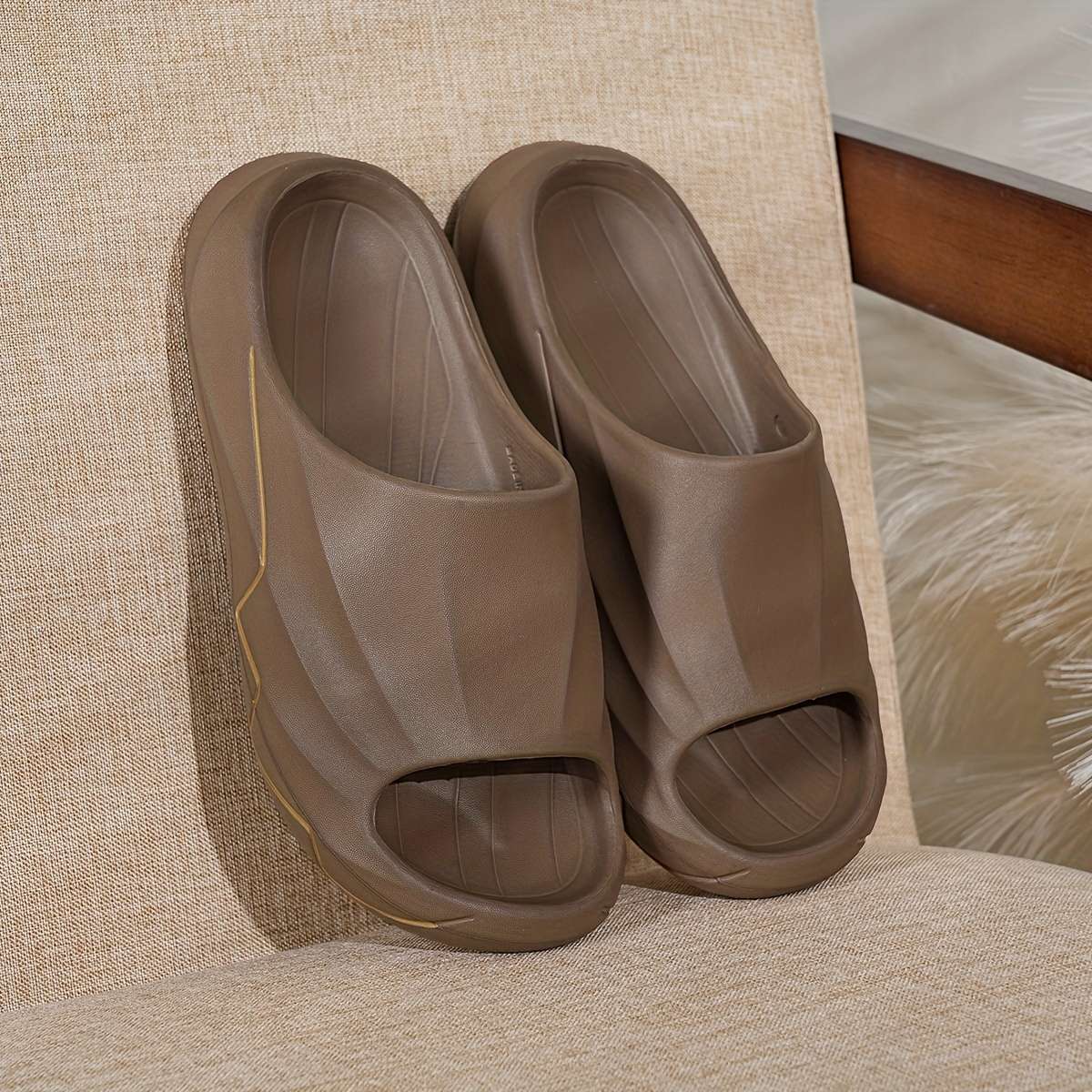 Sandals Color Khaki Size Uk 6.5 7