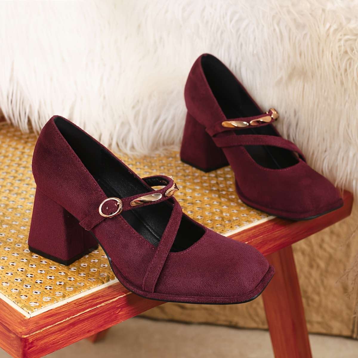 Women S High Heels Color Deep Red Sizeuk 8