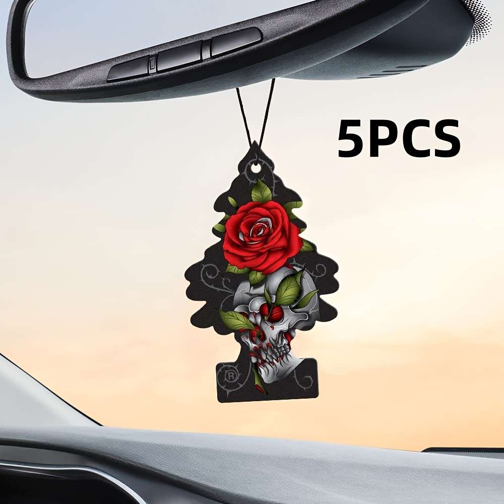 Car Interior Decor 5Pcsstyle Rose