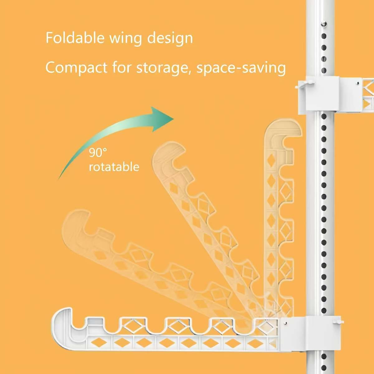 Clothes Rack 1.13.1M Rod3 Wings