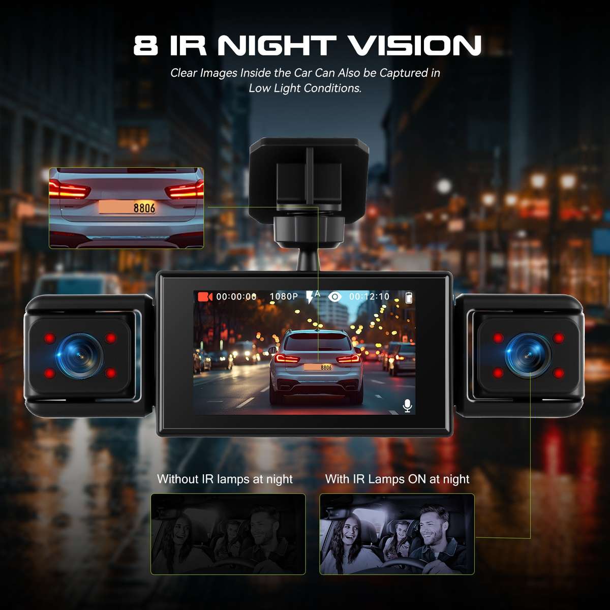 Dashcam Items 4 Lenses 64Gb