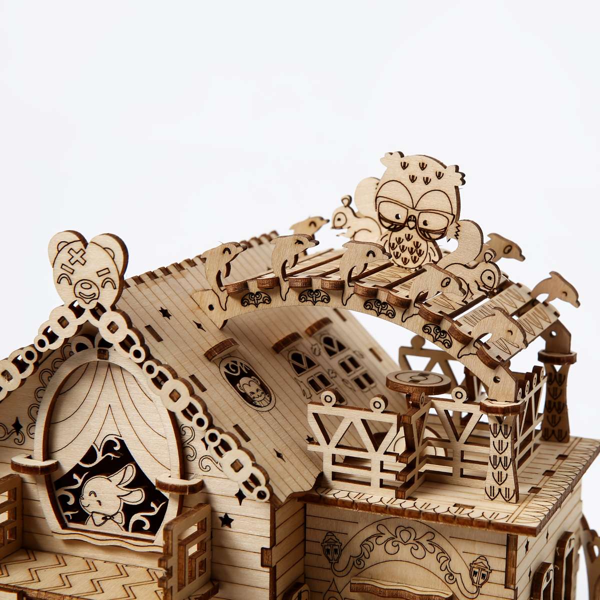 3D Building Model Puzzle Set