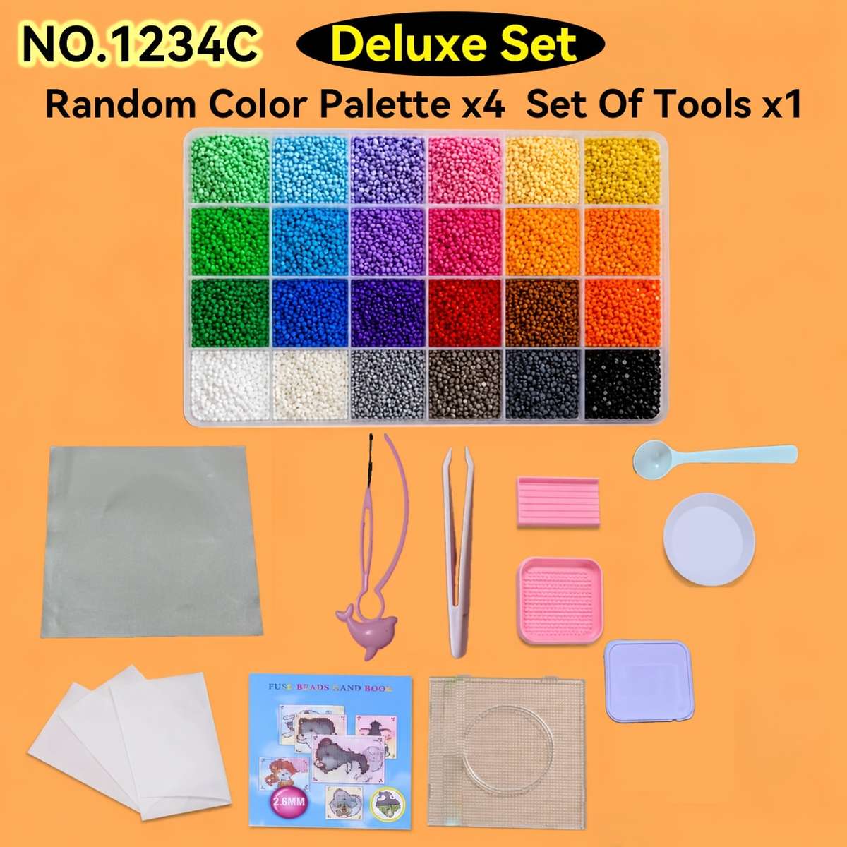 Perler Bead Set No.1234C  Tool Set 52000Pcs