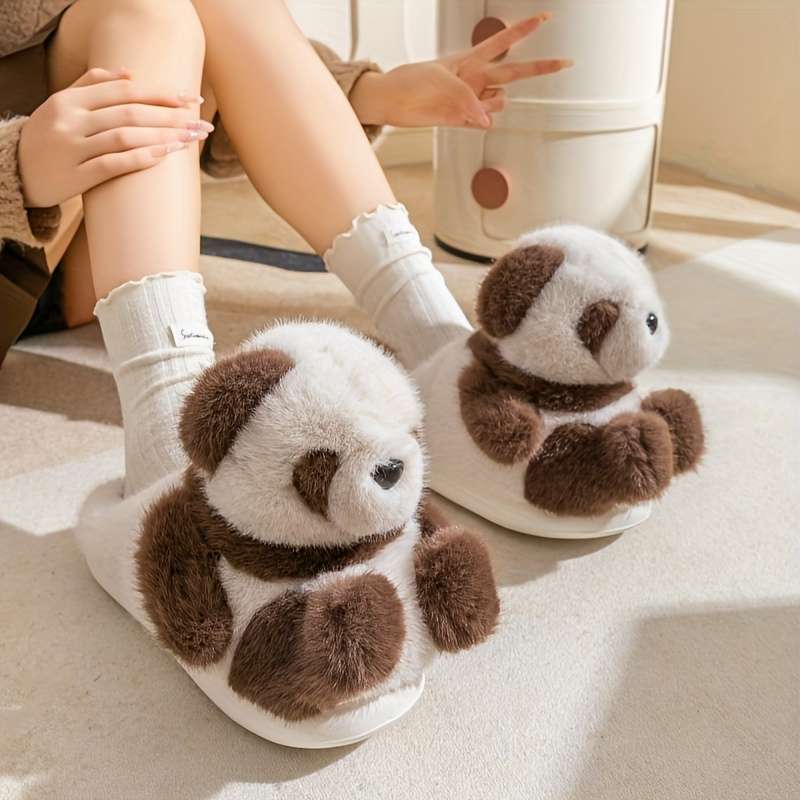 Cotton Slippers Color Grey Sizeuk 7.5-8