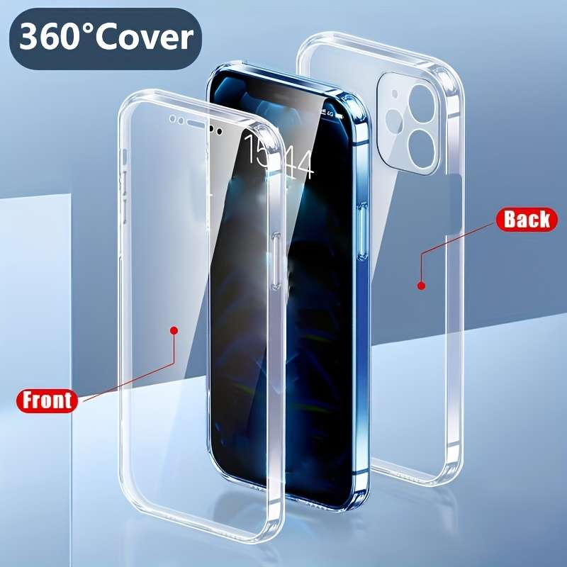 1pc For iPhone 15 Full Body Protective Case