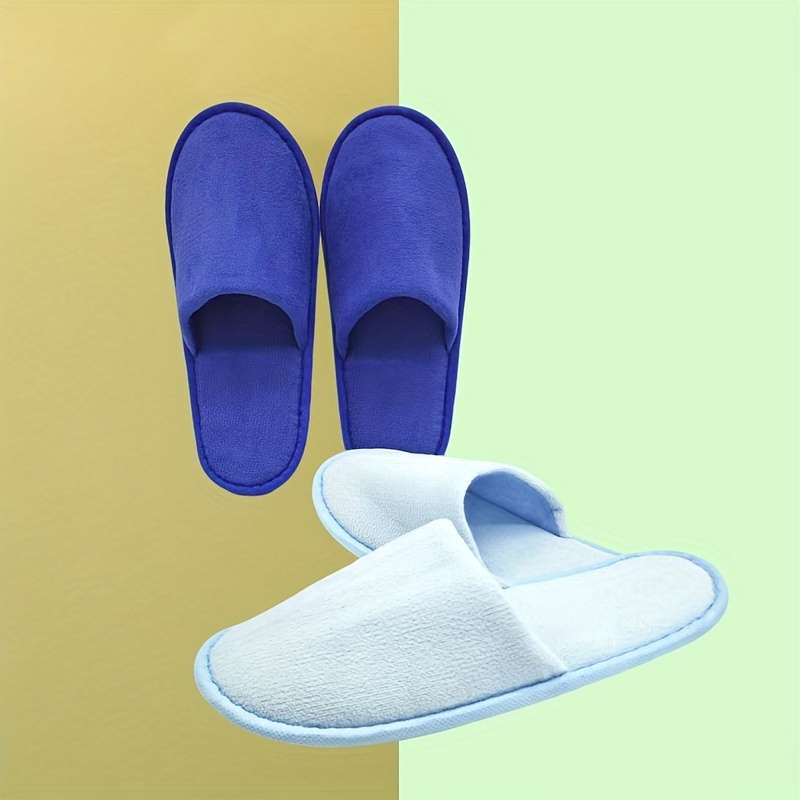 Cotton Slippers Color Blue Sizeuk 10